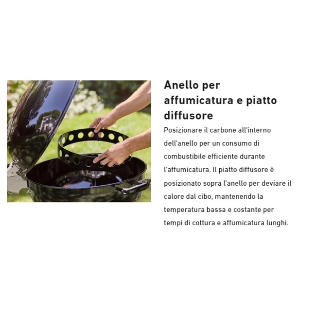Vendita online Barbecue a carbone Weber Master Touch GBS Premium E-5775 Ø 57